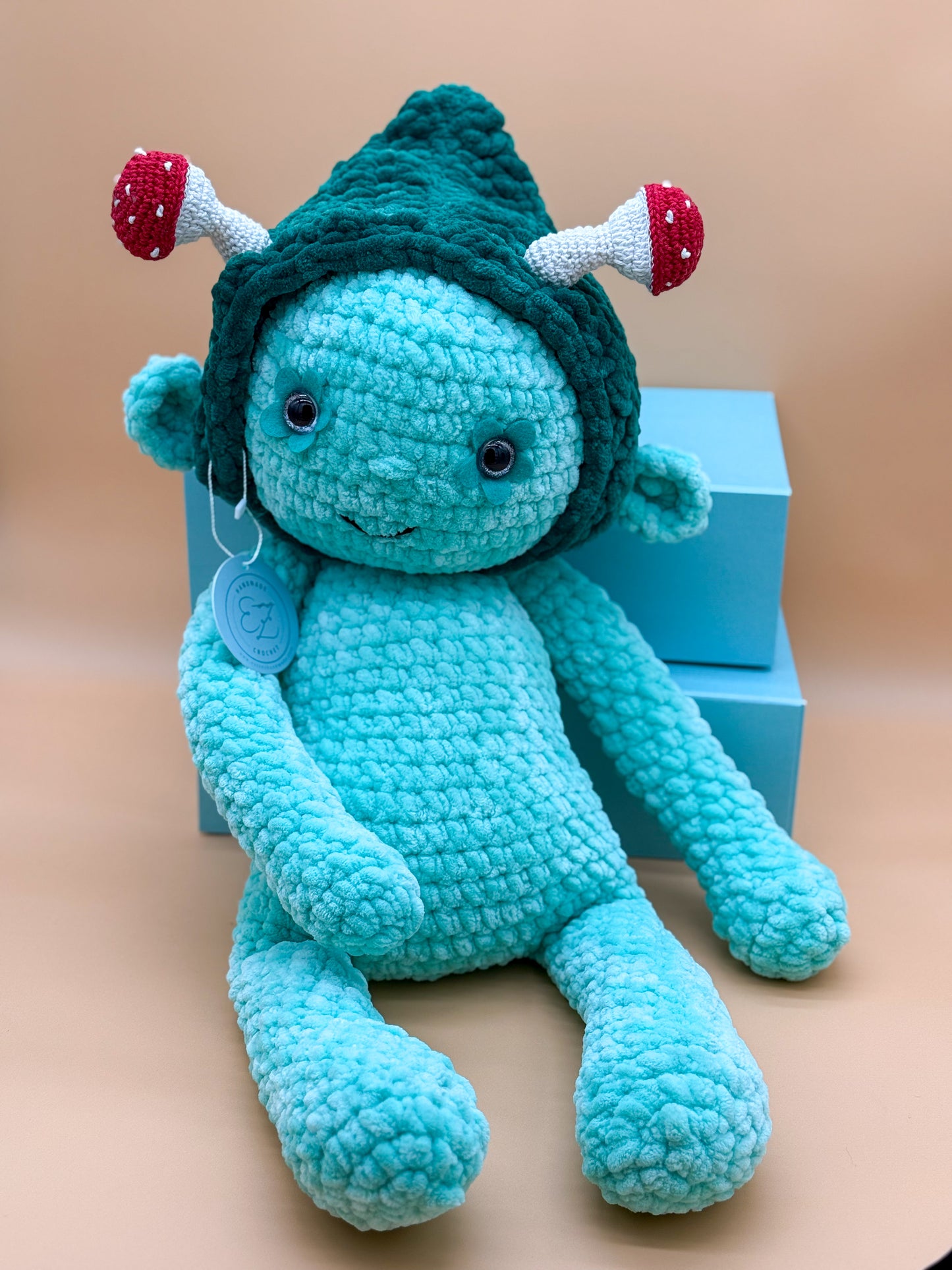 Whimsical Forest Monster - Mint