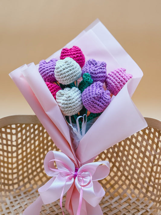 Crochet Bouquet Tulips